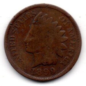Estate Find: 1899 Indian Head Small Cent -Scarce in this condition